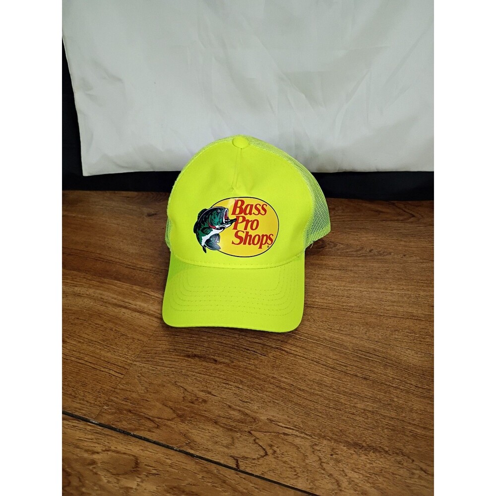 Bass Pro Shops Trucker Hat Neon Yellow OSFA